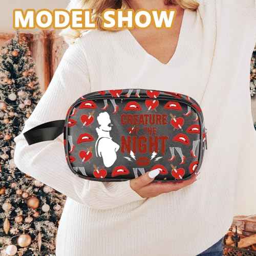 XYANFA Rock Horror Cosmetic Bag Picture Show Gift Fans Gift Horror Movie Themed Gifts (CREATURE NIGHT t-m)
