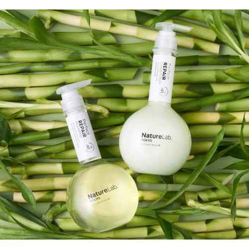 NatureLab.TOKYO Perfect Repair Shampoo & Conditioner Duo - Japanese Shampoo and Conditioner for Damaged, Color-Treated Hair - Penetrates Roots and Restores Strands - Japanese Hair Care - 11.5oz each