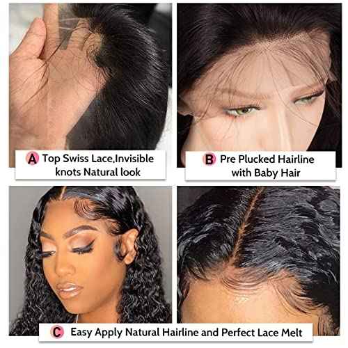 Larima Curly Wig - 13x4 HD Lace Front Wig, Human Hair, Pre-Plucked with Baby Hair, 180% Density, Glueless, Natural Hairline, 18 Inch