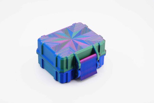 Vial Guard Storage Hard Case for 3ml, 5ml, 10ml, 30ml Vials, Secure Holder Multiple Sizes (Metalic, 4 x 3ml 1 x 30ml)