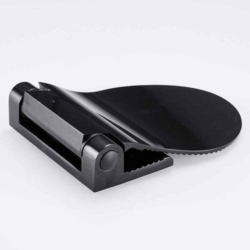 MDPLY Shower Foot Rest for Shaving, Wall Mounted Folding Foot Stand for Bathroom, Black Metal