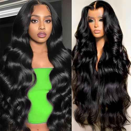 Body Wave Lace Front Wigs Human Hair 13x6 HD Lace Front Wig Human Hair Pre Plucked Body Wave Glueless Wigs Human Hair for Women