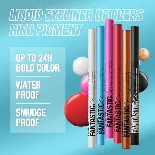 LANGMANNI 12 Colors Matte Liquid Eyeliner Set, Neon Colorful Pigmented With Long-lasting, Smudgeproof & Waterproof Eye Liner Makeup for Bold & Stunning Looks - Gift for Girls