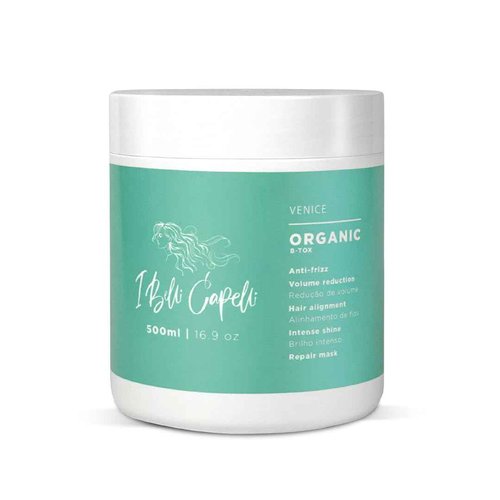 I Belli Capelli Venice Botox Hair Treatment - Reduce Frizz, Smoothness, Rejuvenates Dry and Damaged Hair, Deep Hydration, Volume Control,-Formaldehyde-Free, Organic Hair Botox (17.6 oz/500 ml)