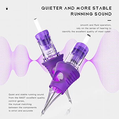 Mast Tattoo Cyber Tattoo Cartridges Needles Disposable 20 Tattoo Needles Round Liner Super Bugpin 1003RL