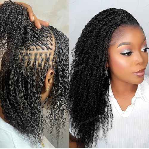 Afro Kinky Curly Bulk Human Hair for Twists/Braids/Permanent Micro Locs Bulk Human Hair Extensions For Braiding 100g/Bundles 22inch Natural Black
