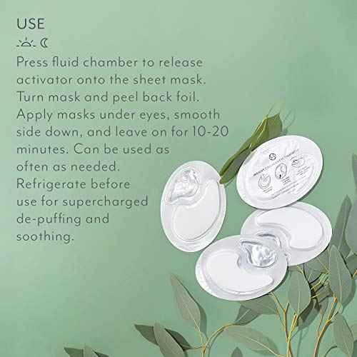 CIRCCELL Insight Collagen Eye Treatment Masks, collagen eye mask, eye bags treatment, under eye pads, 4 treatments