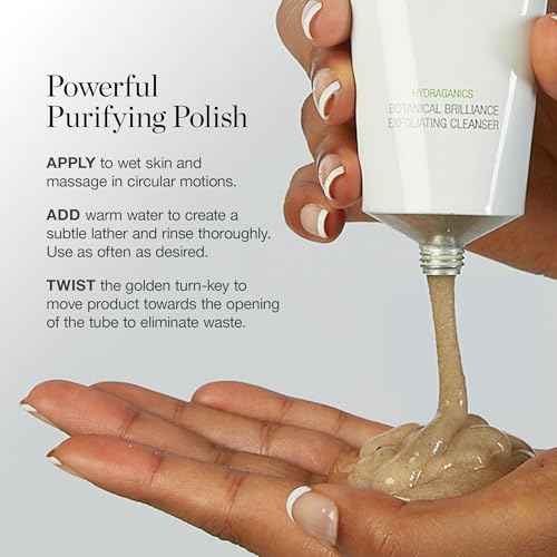 Ogee Botanical Brilliance Exfoliating Cleanser ? High Performance Facial Wash ? Certified Organic Face Exfoliator Made in USA