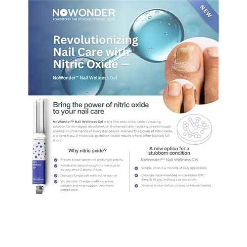 NoWonder Nail Wellness Gel | Nitric Oxide Creating Nail Renewal Solution | Supports Clearer, Healthier Nails | Non-Prescription, Safe & Easy-to-use, Nail Care, with Visible Results