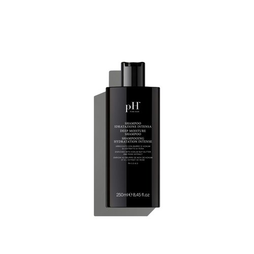 pH PURE HAIR Deep Moisture Shampoo - Sulfate-Free, Hydrating pH Balanced Shampoo for Dry, Damaged & Color-Treated Hair with Kokum Butter & Rose Extract - 8.45 oz