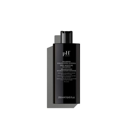 pH PURE HAIR Deep Moisture Shampoo - Sulfate-Free, Hydrating pH Balanced Shampoo for Dry, Damaged & Color-Treated Hair with Kokum Butter & Rose Extract - 8.45 oz