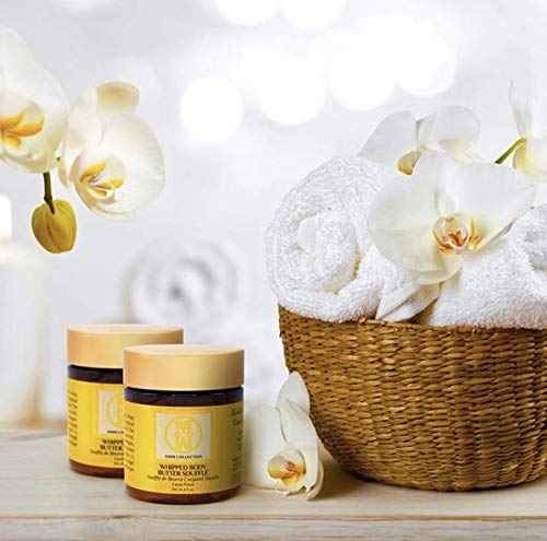 OMM Collection Natural Whipped Body Butter Soufflé For Dry & damaged Skin - Whipped Shea Butter with Vitamin E & A, coconut oil, Mango Butter & Cacao Butter - Hydrating & Moisturizing Shea - Vegan