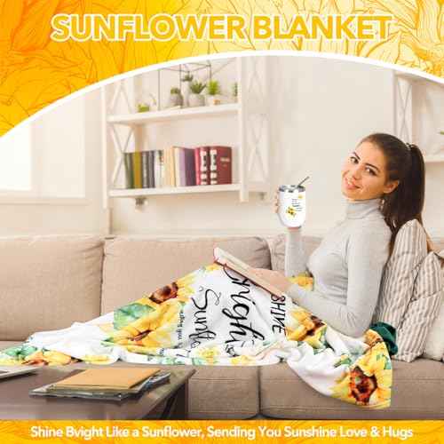 Self Care Gifts for Women, Sunflower Get Well Soon Gift for Women Recovery After Surgery Care Package, Birthday Gifts Spa Gift Baskets Inspirational Gifts for Mom Sister Best Friends