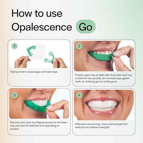 Opalescence Go 15% Mint - Prefilled Teeth Whitening Trays - 4 Treatments (2 Packs) - Made by Ultradent. 4648-2