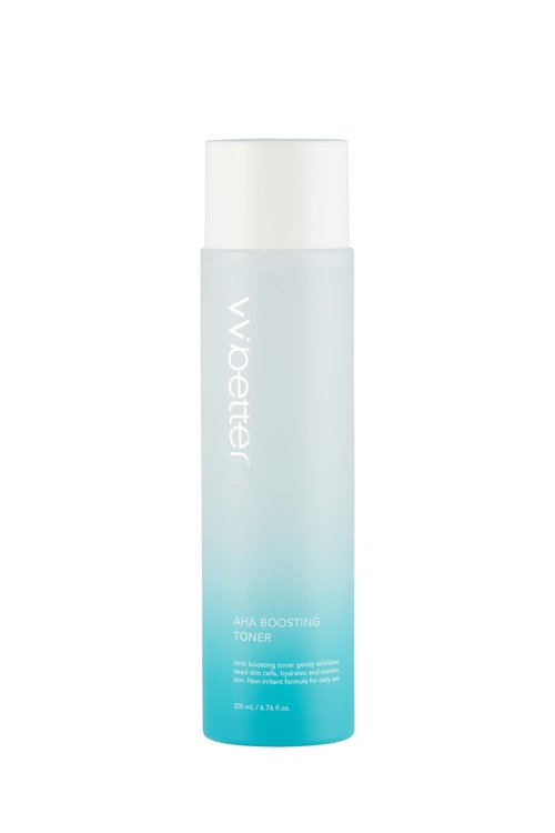 VVBETTER Facial AHA BHA Toner, Mild Exfoliation, Hydration and Soothing, Korean Toner, Smooth Skin, Alcohol-Free - 6.76 Fl.Ounce