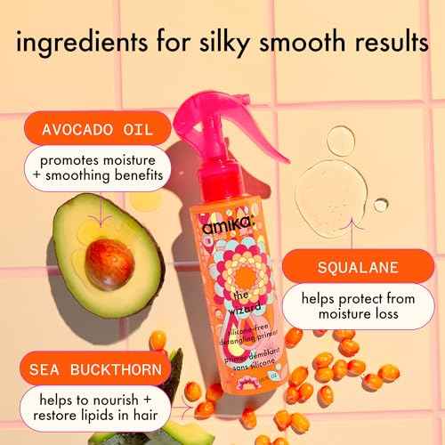 amika the wizard silicone-free detangling primer