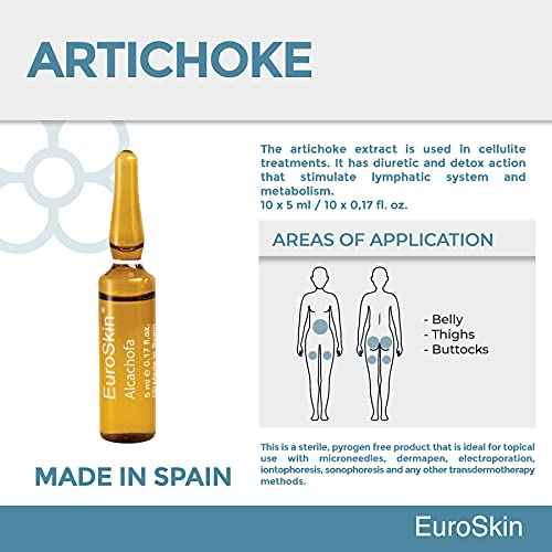MEDIDERMIK ARTICHOKE. The artichoke extract is used in cellulite treatments. Aestheticians' favorite liquid ampoules. 20 x 5 ml / 20 x 0,17 fl. oz