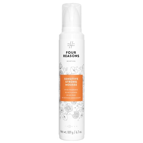 No nothing Very Sensitive Strong Hair Mousse - Volumizing, Hypoallergenic, Fragrance, Paraben & Alcohol Free, Unscented, Gluten & Soy Free - 6.8 oz (New Packaging)