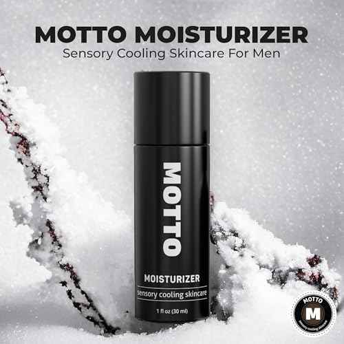 MOTTO Men's Face Moisturizer: Affordable Luxury for Refreshed Skin. ICE COLD Hydrating Cream, Lightweight & Non-Greasy for Daily Use. Soothes & Cools Instantly.