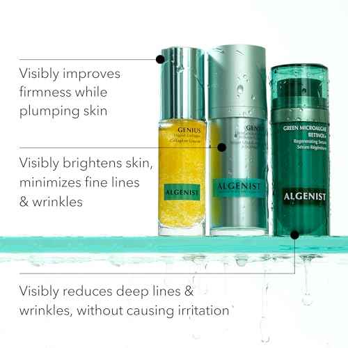 Algenist GENIUS Super Size Liquid Collagen Serum - Firming and Hydrating Face Serum with Collagen + Vitamin E - Helps Visibly Minimize Fine Lines + Wrinkles and Improve Elasticity (2 oz)