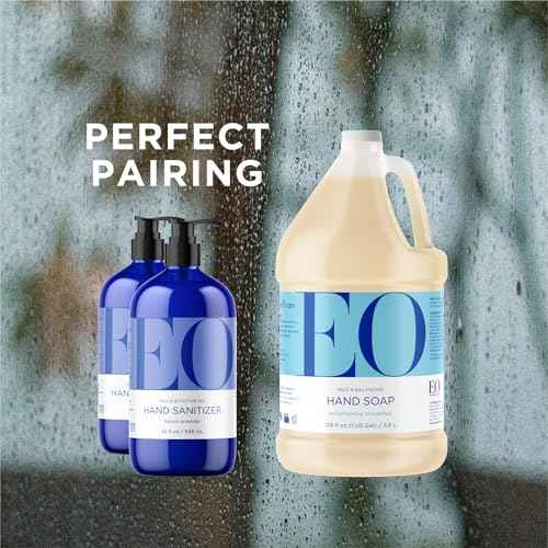 EO Liquid Hand Soap Refill, 128 Ounce, Unscented, Organic Plant-Based Gentle Cleanser with Organic Botanical Extracts and Vitamin E