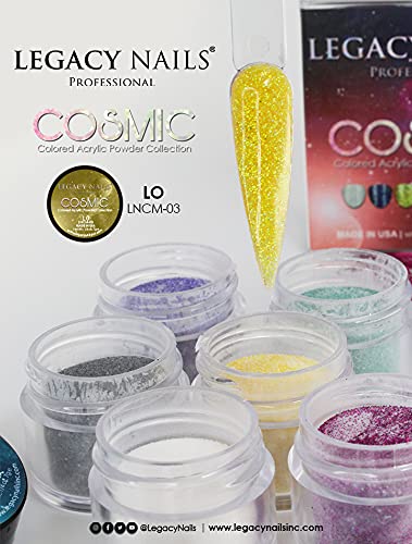 Legacy Nails Professional COLLECTION Acrylic Powder Kit 6 Colors Nail Art Set for Manicure DIY for Dip & Acrylic Nail Extensions (COSMIC COLLECTION)