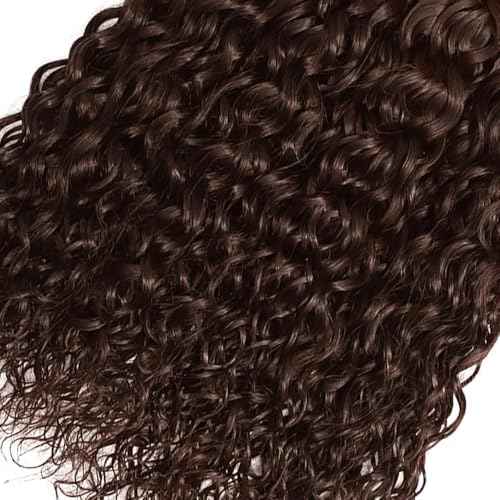 Brown Bundles Dark Brown Human Hair Bundle #4 Deep Wave Bundles 24 26 28 inch #4 Deep Wave Bundle Human Hair Extensions