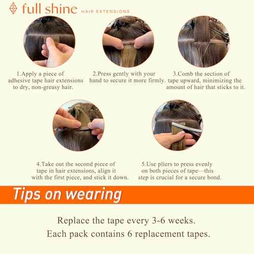 Full Shine Human Hair Tape in Extensions 24Inch Long Hair Extensions Color 1 Jet Black Invisible Tape in Hair Extensions Remy Hair 40Pcs Skin Weft Human Hair Extensions 100G Add Length