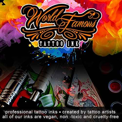 World Famous Grey Tattoo Ink, Vegan and Professional Ink, Made in USA, Grey Wash Tattoo Ink (Set of 3), 4 oz