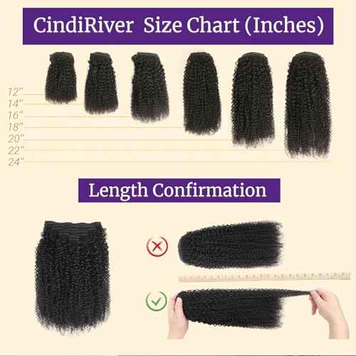 Curly Clip in Hair Extensions,Real Human Hair Afro Kinky Curly Clip in Hair Extensions for Women,Remy Human Curly Clip ins Human Hair 8 Pcs with 20 Clips,14 inch