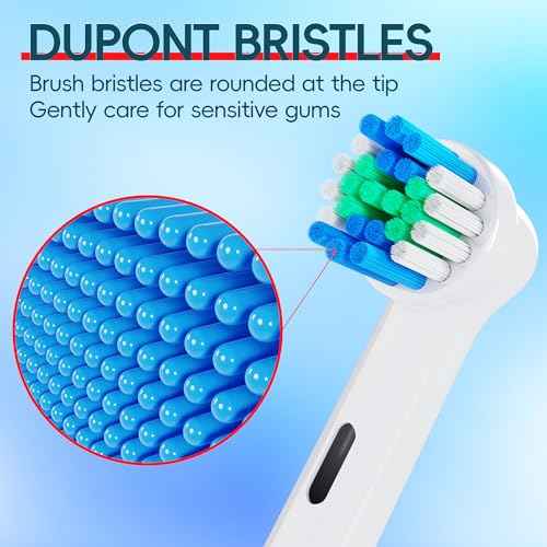 Replacement Toothbrush Heads for Oral B, Professional Soft Clean Toothbrush Head Compatible with Oral B Braun Replacement Heads Refill Pro 500/1000/1500/3000/3757/5000/7000/7500/8000