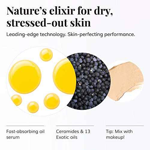 Le Mieux Derma Relief Serum - Hydrating Oil Serum for Face with Ceramides, Squalane & Kukui, Moisturizing Facial Oils for Dry or Sensitive Skin, No Parabens or Sulfates (1 oz / 30 ml)