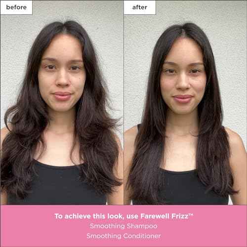 Briogeo Farewell Frizz Smoothing Conditioner, Tame Frizz and Restore Shine to Dull, Dry Hair, Nourishes and Smooths, Argan Oil for Shine, Vegan, Cruelty-Free