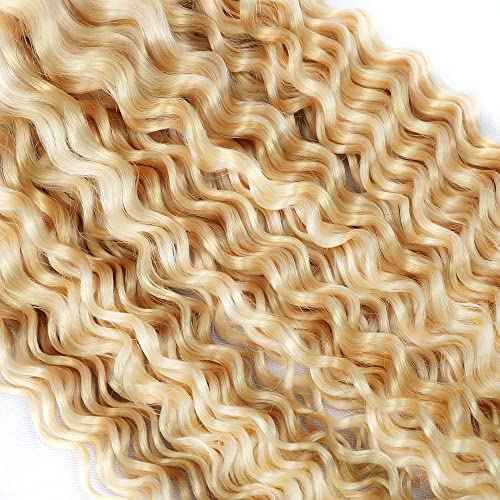 Highlight Bundles Blonde Human Hair Bundles #27 Kinky Curly Bundle 24 26 28 inch Honey Blonde Human Hair Bundle