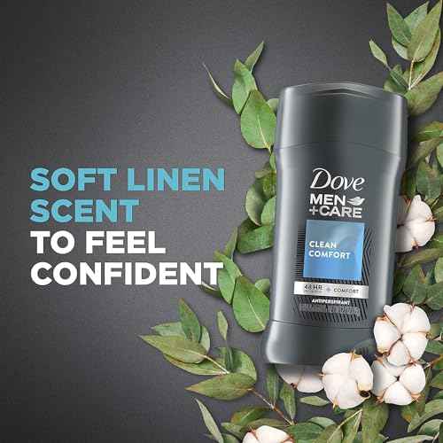 Dove Men+Care Antiperspirant Deodorant Stick Clean Comfort 2.7 oz (Pack of 12)