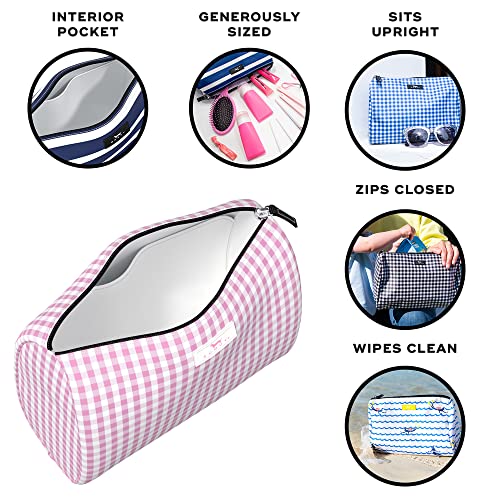 SCOUT Packin' Heat - Large, Water-Resistant, Zip Close Makeup Bag for Women- Toiletry Travel Bag - Cosmetic Bag