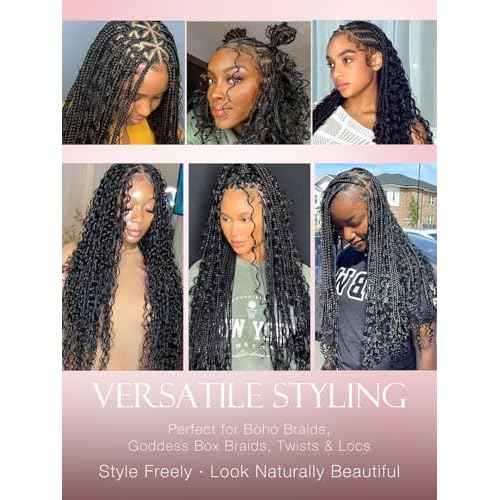 ASHINE Human Braiding Hair for Boho Braids Deep Wave Bulk Pre-Separated Strands 100% Human Hair 2 Bundles/Pack 100g 16 Inch Natural Color Easy to Braid