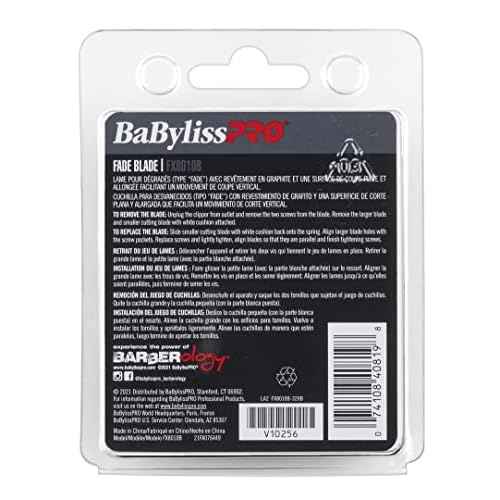 Replacement Fade Clipper Blades for FX870, FX825, FX673 Clippers and most 2-hole blade systems