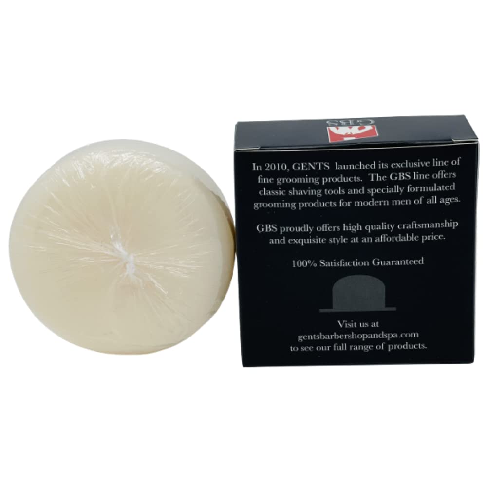 G.B.S Men's Sandalwood Shaving Soap with Shea Butter and Glycerin, 3oz