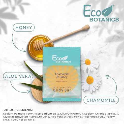 Eco Botanics Travel-Size Hotel Body Bar Soap, 0.89 oz (Case of 500)
