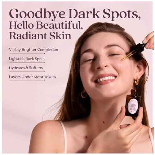 Cosmette Sweet Plum Vitamin C Facial Oil With Grape Seed, Almond, Coconut & Castor Oils, Hydrating Daily Face Oil to Support & Protect Skin Health, Plant Based Natural Skin Care, Vegan, 1 FL Oz