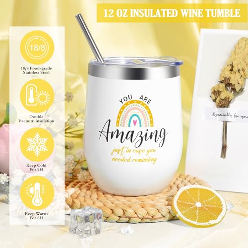 Birthday Gifts for Women, Relaxing Spa Gift Baskets for Women, Warm Vanilla Self Care Bath and Body Gift Set Care Package for Her Wife Mom Female Friends Bestie Sister Mother's Day Gifts