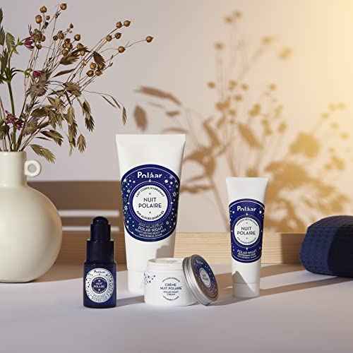 Pol?ar - Polar Night Revitalizing Cream with Boreal Algae - Smoothing, Regenerating, Detoxifying Moisturizing Night Cream - Vegan, Cruelty Free, Made in France - 1.7 fl oz