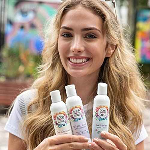 Good For You Girls Three-Step Skincare Gift Set - Cleanser, Toner & Moisturizer for Girls to Teens, Safe, Natural, Plant-Based ingredients. Vegan & Gluten-Free | 3 Piece, 4 oz ea.