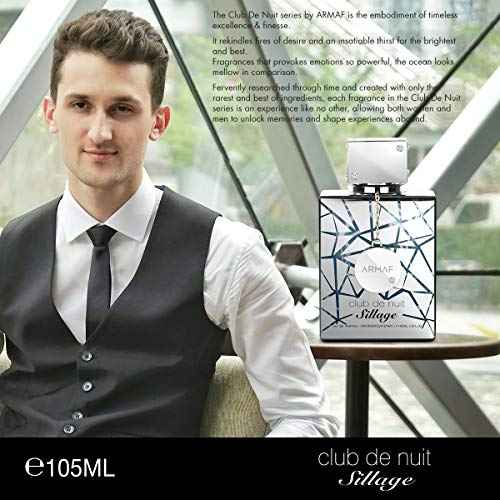 Armaf Club De Nuit Sillage For Unisex Eau de Parfum Spray, 3.6 Ounce