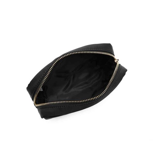 YONBEN Waterproof Makeup Bag Large Capacity Women's Classic Black Wash Bag Adjustable Partition Wash Bag Brush and Cosmetic Carrying Bag…