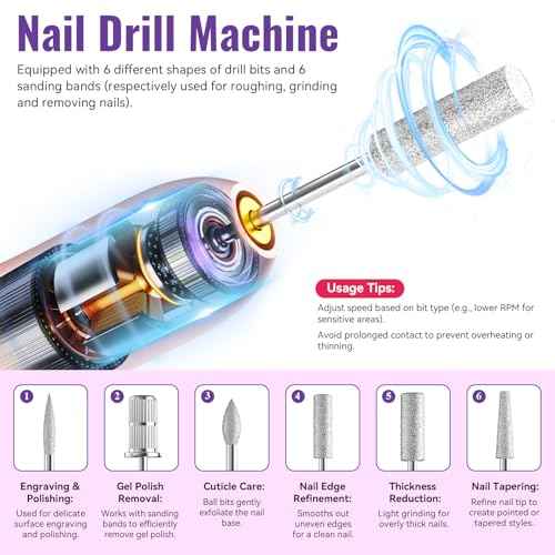 PHOENIXY 63 Pcs Gel Nail Polish Kit with U V light and Drill, 50 Pcs Gel Polish with 5 Pcs Base Top Coat Manicure Starter Nail Polish Set Christmas Gifts for Women ST9017