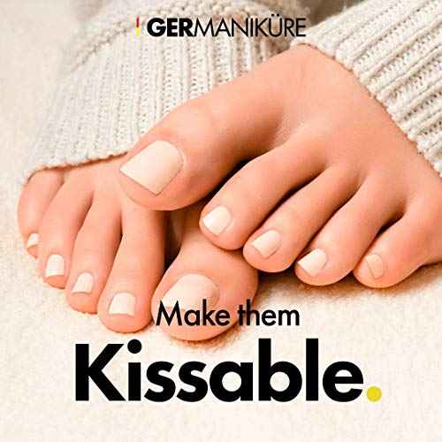 GERMANIKURE Black Glass Nail File & Pedicure Bar Set in Leather Sleeves - Ethically Made in Czech Republic - Professional Manicure & Pedicure Kit for Fingernail Care, Foot Callous & Dry Skin Removal