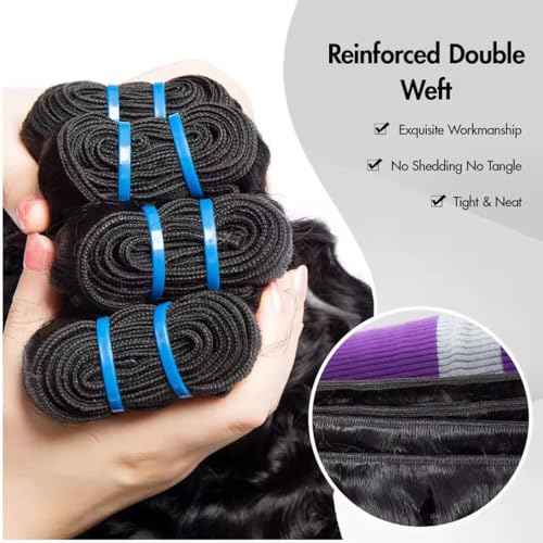 VIPbeauty Burmese Spiral Coily Curly Bundles Human Hair 3C4A 100% Unprocessed Vietnamese Raw Virgin Hair Extensions 3 Bundle Quick Weave Extensions Natural Black 14 16 18 Inch
