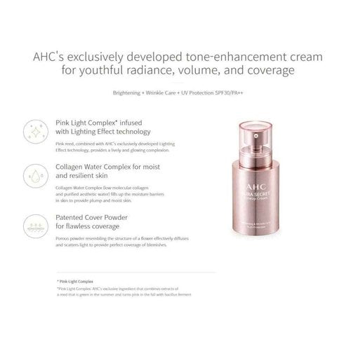 AHC AURA SECRET TONE UP CREAM SPF30 PA++ / AHC TONE UP CREAM